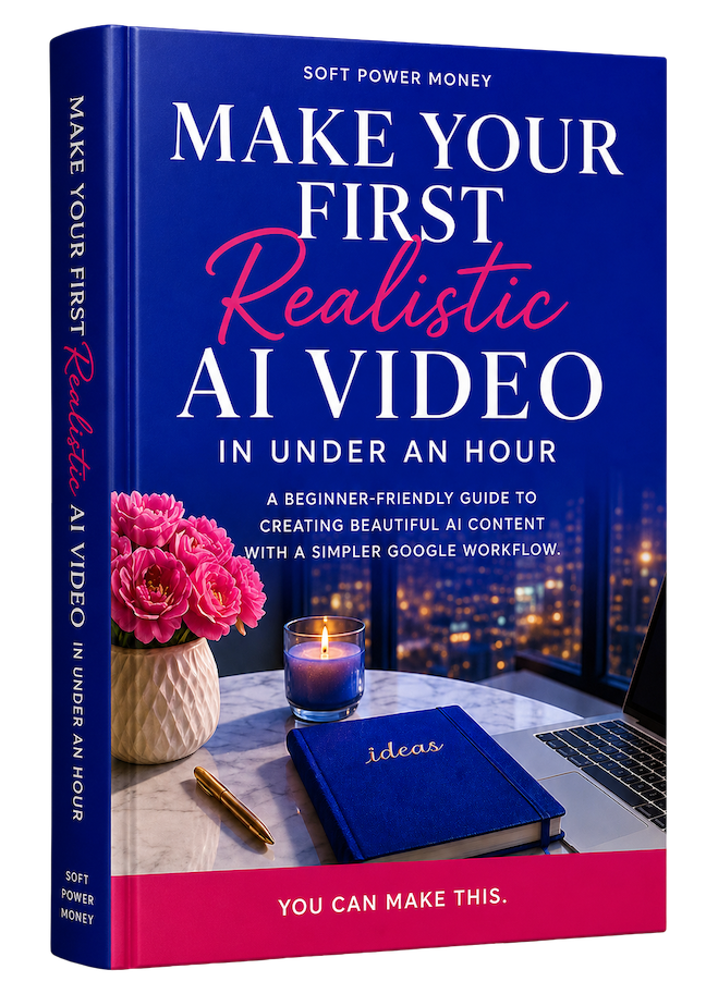 Make Your First Realistic AI Video — 3D book cover